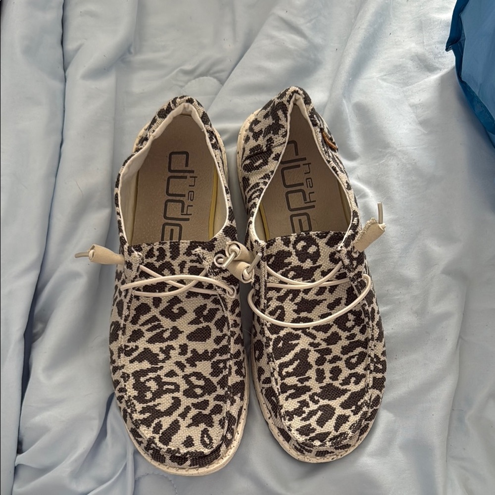 Hey Dude Women’s Leopard Print Shoes